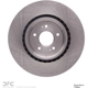 Purchase Top-Quality Front Disc Brake Rotor by DYNAMIC FRICTION COMPANY - 600-72043 pa1