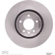 Purchase Top-Quality DYNAMIC FRICTION COMPANY - 600-74051D - Front Disc Brake Rotor pa2