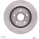 Purchase Top-Quality DYNAMIC FRICTION COMPANY - 600-76040 - Front Disc Brake Rotor pa3