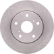 Purchase Top-Quality DYNAMIC FRICTION COMPANY - 600-76040 - Front Disc Brake Rotor pa4