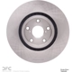 Purchase Top-Quality DYNAMIC FRICTION COMPANY - 600-76063D - Front Disc Brake Rotor pa2
