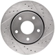 Purchase Top-Quality Front Disc Brake Rotor by DYNAMIC FRICTION COMPANY - 631-40107R pa1