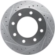 Purchase Top-Quality DYNAMIC FRICTION COMPANY - 631-42044L - Front Driver Side Brake Rotor pa1