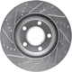 Purchase Top-Quality DYNAMIC FRICTION COMPANY - 631-45008R - Front Disc Brake Rotor pa5
