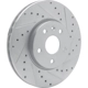 Purchase Top-Quality DYNAMIC FRICTION COMPANY - 631-45016R - Front Passenger Side Brake Rotor pa3