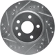 Purchase Top-Quality Front Disc Brake Rotor by DYNAMIC FRICTION COMPANY - 631-47043L pa1