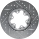 Purchase Top-Quality DYNAMIC FRICTION COMPANY - 631-48049L - Front Disc Brake Rotor pa1