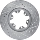 Purchase Top-Quality Front Disc Brake Rotor by DYNAMIC FRICTION COMPANY - 631-48049R pa1
