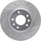 Purchase Top-Quality Front Disc Brake Rotor by DYNAMIC FRICTION COMPANY - 631-54059R pa1