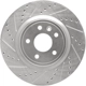 Purchase Top-Quality DYNAMIC FRICTION COMPANY - 631-54094L - Front Disc Brake Rotor pa1