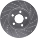 Purchase Top-Quality Front Disc Brake Rotor by DYNAMIC FRICTION COMPANY - 631-56019R pa1