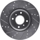 Purchase Top-Quality Front Disc Brake Rotor by DYNAMIC FRICTION COMPANY - 631-67054R pa3