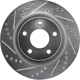 Purchase Top-Quality Front Disc Brake Rotor by DYNAMIC FRICTION COMPANY - 631-67057L pa1