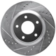 Purchase Top-Quality DYNAMIC FRICTION COMPANY - 631-67058L - Front Disc Brake Rotor pa5