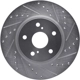 Purchase Top-Quality Front Disc Brake Rotor by DYNAMIC FRICTION COMPANY - 631-76028R pa1