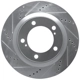 Purchase Top-Quality DYNAMIC FRICTION COMPANY - 631-76136L - Front Disc Brake Rotor pa4