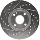 Purchase Top-Quality DYNAMIC FRICTION COMPANY - 631-80030R - Front Disc Brake Rotor pa1