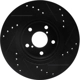 Purchase Top-Quality Front Disc Brake Rotor by DYNAMIC FRICTION COMPANY - 633-13009L pa5