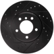 Purchase Top-Quality DYNAMIC FRICTION COMPANY - 633-31062L - Front Disc Brake Rotor pa4