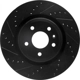 Purchase Top-Quality DYNAMIC FRICTION COMPANY - 633-54094L - Front Disc Brake Rotor pa2