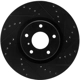 Purchase Top-Quality Front Disc Brake Rotor by DYNAMIC FRICTION COMPANY - 633-67052R pa1