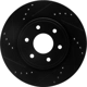 Purchase Top-Quality Front Disc Brake Rotor by DYNAMIC FRICTION COMPANY - 633-67092L pa3