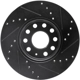 Purchase Top-Quality DYNAMIC FRICTION COMPANY - 633-74028L - Brake Rotor pa5