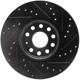 Purchase Top-Quality DYNAMIC FRICTION COMPANY - 633-74053L - Front Disc Brake Rotor pa3