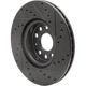Purchase Top-Quality DYNAMIC FRICTION COMPANY - 633-74053L - Front Disc Brake Rotor pa4