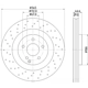 Purchase Top-Quality HELLA PAGID - 355110132 - Disc Brake Rotor pa1