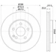 Purchase Top-Quality HELLA PAGID - 355111081 - Front Disc Brake Rotor (Pack of 2) pa1