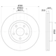 Purchase Top-Quality Disque de frein à disque avant par HELLA PAGID - 355112192 pa2