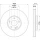 Purchase Top-Quality HELLA PAGID - 355119702 - Disc Brake Rotor pa1