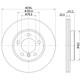 Purchase Top-Quality HELLA PAGID - 355122931 - Disc Brake Rotor (Pack of 2) pa4