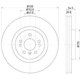 Purchase Top-Quality Front Disc Brake Rotor by HELLA PAGID - 355126301 pa2