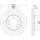 Purchase Top-Quality HELLA PAGID - 355126881 - Disc Brake Rotor pa4