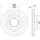 Purchase Top-Quality HELLA PAGID - 355126921 - Disc Brake Rotor pa4