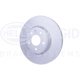 Purchase Top-Quality HELLA PAGID - 355128711 - Disc Brake Rotor (Pack of 2) pa1