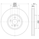 Purchase Top-Quality HELLA PAGID - 355133621 - Disc Brake Rotor pa1