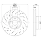 Purchase Top-Quality HELLA PAGID - 355134592 - Disc Brake Rotor pa1