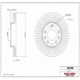 Purchase Top-Quality Front Disc Brake Rotor by ULTRA - MA886 pa8