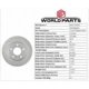 Purchase Top-Quality Front Disc Brake Rotor by WORLDPARTS - WS1-153037 pa13