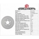 Purchase Top-Quality Front Disc Brake Rotor by WORLDPARTS - WS1-15329 pa13