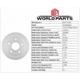 Purchase Top-Quality Front Disc Brake Rotor by WORLDPARTS - WS1-15365 pa13