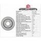 Purchase Top-Quality Front Disc Brake Rotor by WORLDPARTS - WS1-15388 pa13