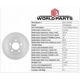 Purchase Top-Quality Front Disc Brake Rotor by WORLDPARTS - WS1-154035 pa13