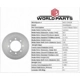 Purchase Top-Quality Front Disc Brake Rotor by WORLDPARTS - WS1-154124 pa13