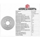 Purchase Top-Quality Front Disc Brake Rotor by WORLDPARTS - WS1-154168 pa13
