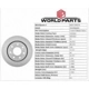 Purchase Top-Quality Front Disc Brake Rotor by WORLDPARTS - WS1-154173 pa13
