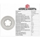 Purchase Top-Quality Disque de frein à disque avant de WORLDPARTS - WS1-154243 pa7
